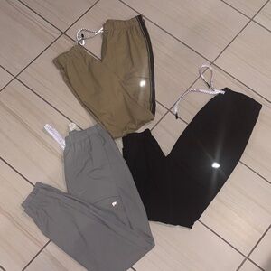 Fabletics 3 pair mens size M jogger pant